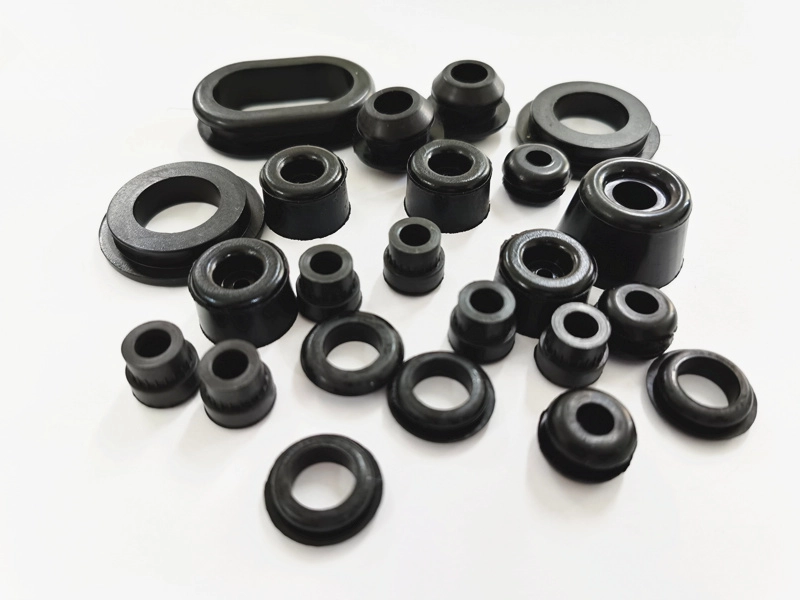Molded rubber part