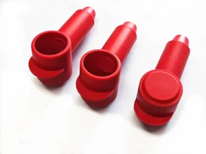 Molded silicone part